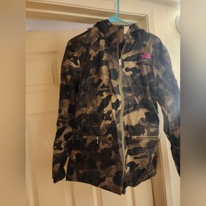The North Face Camouflage Jacket Women Xl